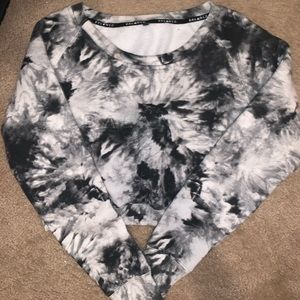 balance athletica tie dye sweat shirt